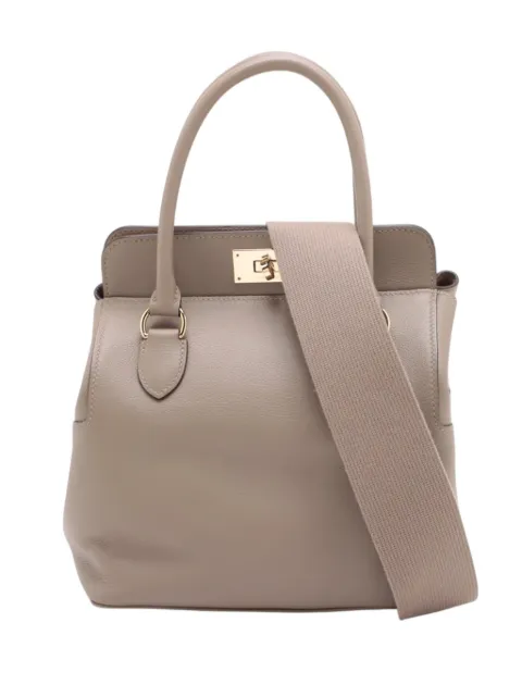 Hermès Pre-Owned 2018 Evercolor Toolbox 20 satchel Grey 95A0543ZWKVPCH42