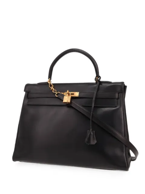 Hermès Pre-Owned 1978 35 Kelly tote bag Black 431246