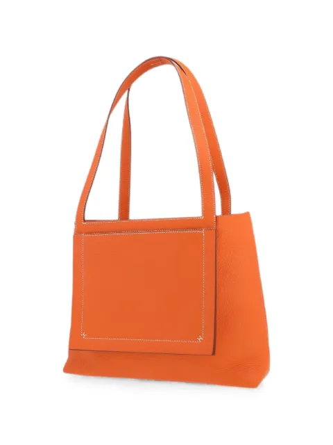 Hermès Pre-Owned 2022 small Cabasellier tote bag Orange 432290