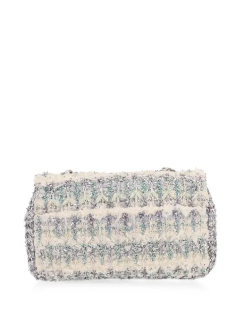 CHANEL Pre-Owned 2019 Timeless tweed shoulder bag Neutrals 430091
