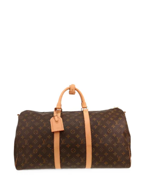 Louis Vuitton Pre-Owned 50 Keepall Monogram holdall bag Brown 419877