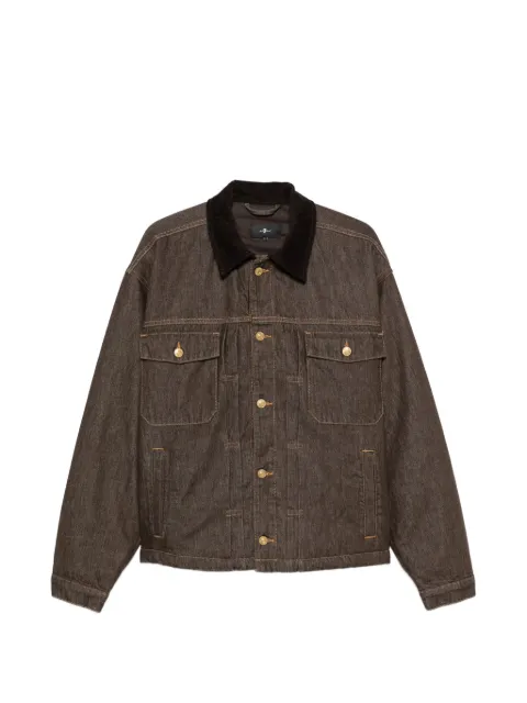 7 For All Mankind corduroy-collar denim jacket Brown 7TEM0H19