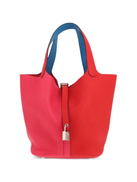 Hermès Pre-Owned 2022 Picotin Casaque tote bag Red 432925