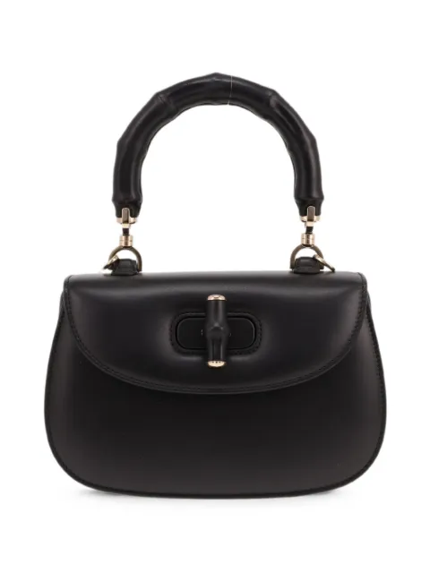 Gucci Pre-Owned Bambou shoulder bag Black 433065