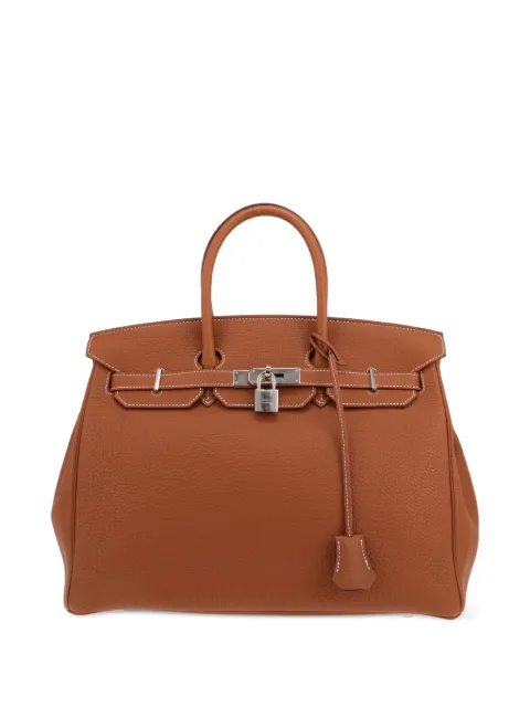 Hermès Pre-Owned 2019 35 Birkin handbag Brown 432618
