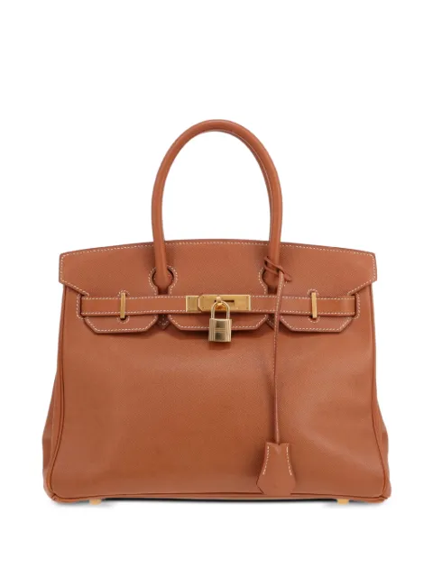 Hermès Pre-Owned 1997 30 Birkin handbag Brown 433589