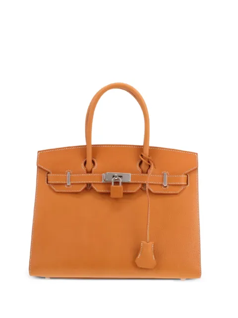 Hermès Pre-Owned 2020 30 Birkin grained handbag Brown 433311