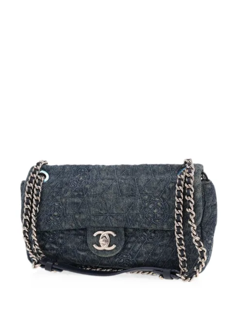 CHANEL Pre-Owned 2012 Timeless Camélia tote bag Blue 432639