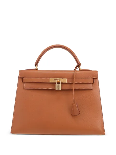 Hermès Pre-Owned 1997 Kelly 32 Epsom handbag Brown 430916