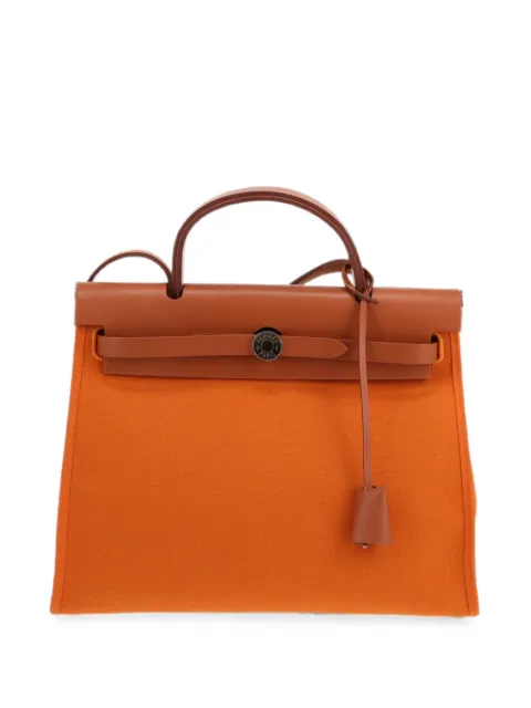 Hermès Pre-Owned 2018 Herbag tote bag Orange 433439