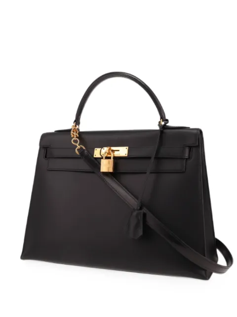 Hermès Pre-Owned 1987 Kelly 32 tote bag Black 431247