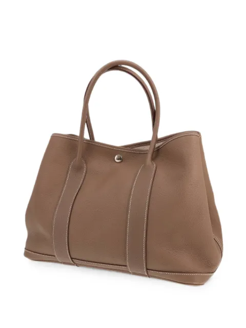 Hermès Pre-Owned 2011 Garden Party Togo tote bag Brown 432913