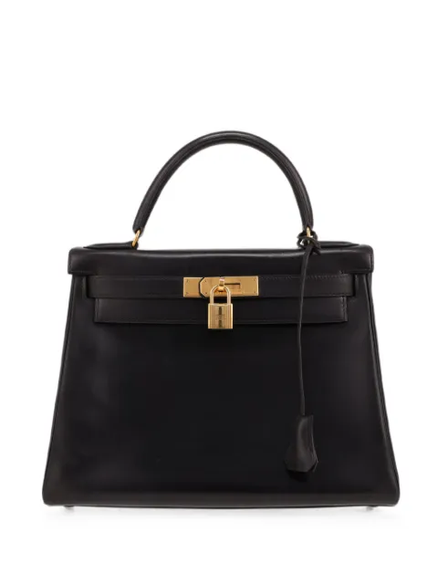 Hermès Pre-Owned 1991 Kelly 28 tote bag Black 430982