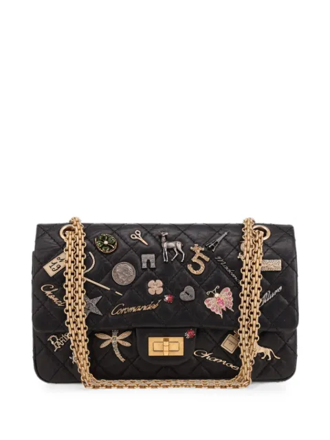 CHANEL Pre-Owned 2017 2.55 quilted shoulder bag Black 430390