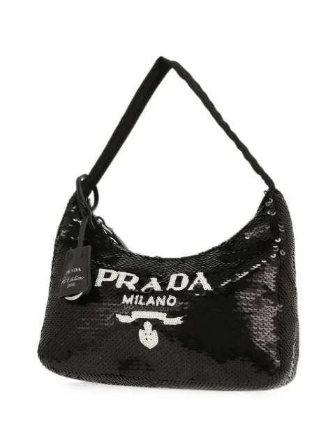 Prada Pre-Owned 2020's sequin-embellished tote bag Black 429241