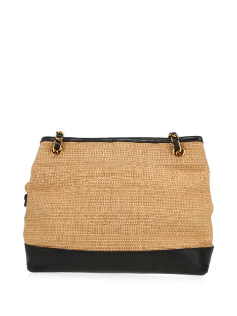 CHANEL Pre-Owned 1994 CC Shopping shoulder bag Neutrals 427455