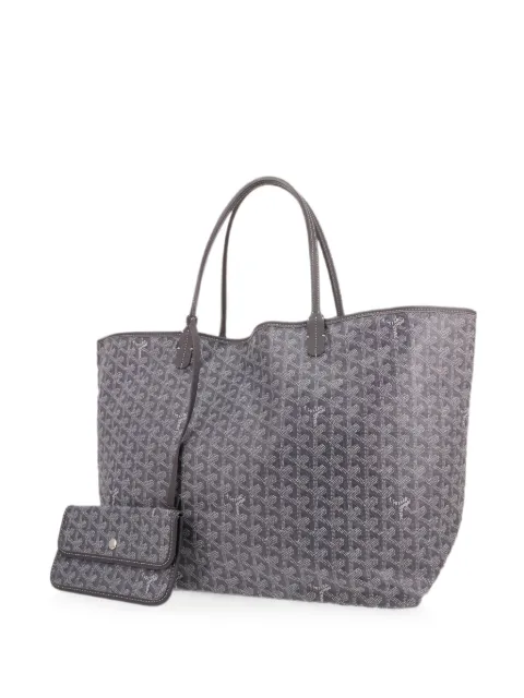 Goyard Pre-Owned 2010 large Saint-Louis Goyardine tote bag Grey 430079