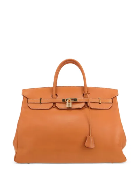 Hermès Pre-Owned 1991 40 Birkin handbag Brown 429714