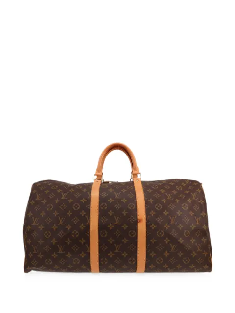 Louis Vuitton Pre-Owned 2000 55 Keepall Monogram holdall Brown 429790