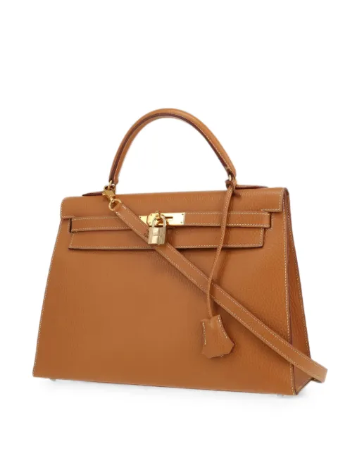Hermès Pre-Owned 1996 32 Kelly handbag Brown 428802