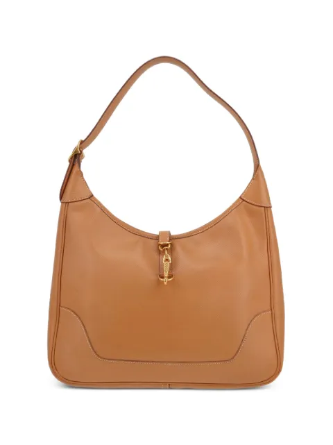 Hermès Pre-Owned 1993 Trim Courchevel shoulder bag Brown 427417