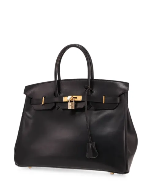 Hermès Pre-Owned 2001 35 Birkin tote bag Black 427362