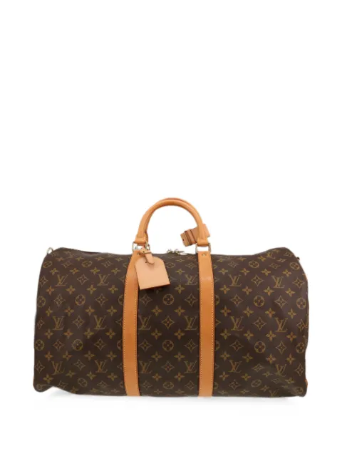 Louis Vuitton Pre-Owned 1999 50 Keepall Monogram holdall Brown 425504