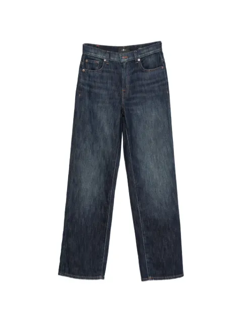 7 For All Mankind Stovepipe belt-loop jeans Blue 7U4N0G87