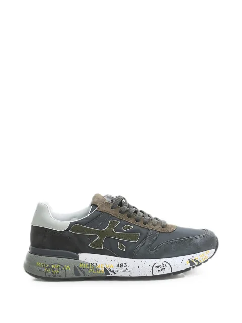 Premiata Mick logo-patch sneakers Grey MICK8432M
