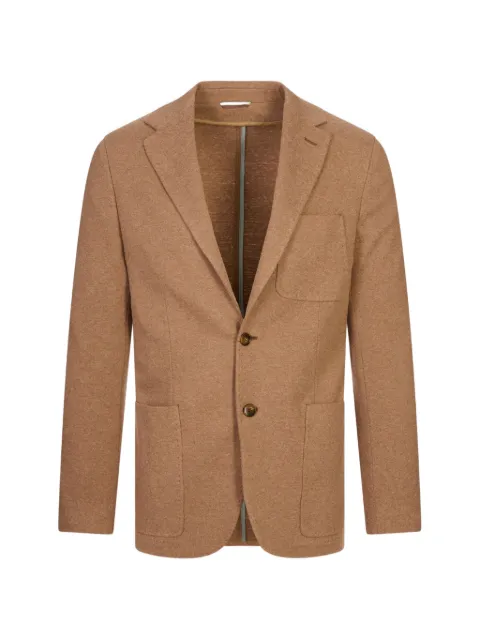 Canali single-breasted blazer Brown J0147JJ03344