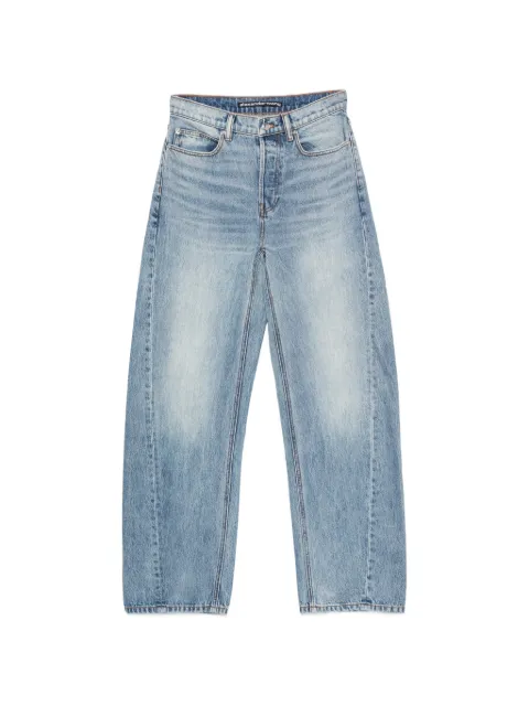 Alexander Wang logo-detail belt-loop jeans Blue 4DC4264500