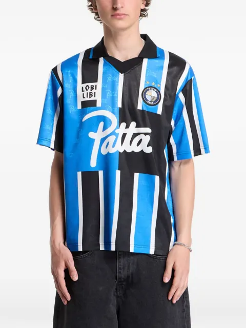 PATTA striped footaball jersey Blue POCSS2610502980019378