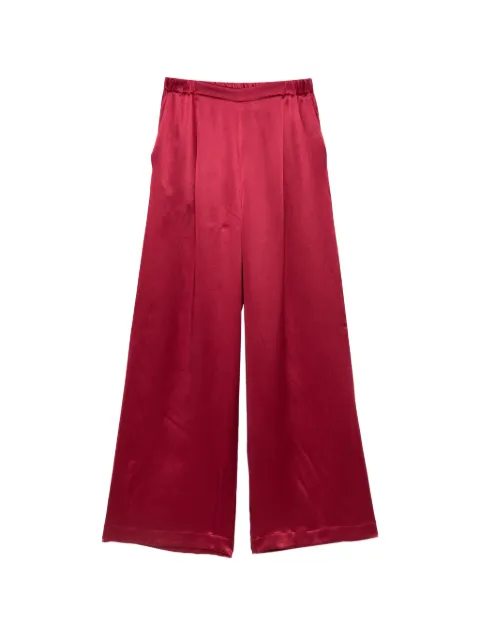 Carine Gilson satin silk trousers Red SD0574EW26RUB