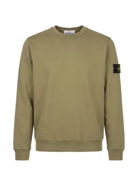 Stone Island logo-patch sweater Green L2S156100049S0A20