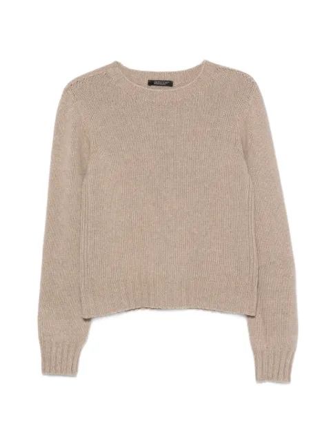 Aragona long-sleeve ribbed-knit sweater Neutrals D3438TF