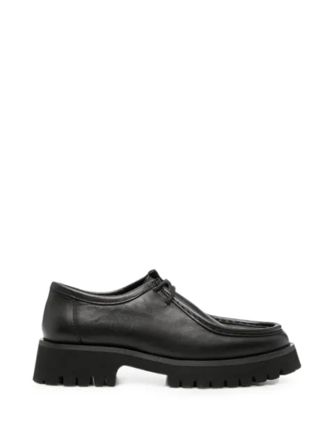 SERGIO MORETTI FIRENZE lace-up lug-sole loafers Black 65706029323