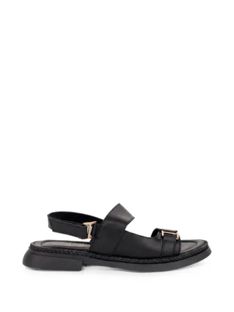 SERGIO MORETTI FIRENZE buckle-detail slingback sandals Black 65703533935