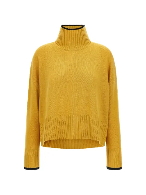 PINKO ribbed-knit roll-neck sweater Yellow 105446A3G1