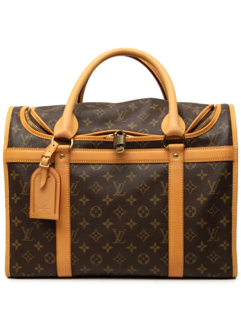 Louis Vuitton Pre-Owned 2005 Monogram Sac Chien Pet Carrier 40 travel bag Brown GAQEY9D4UOU854YZ