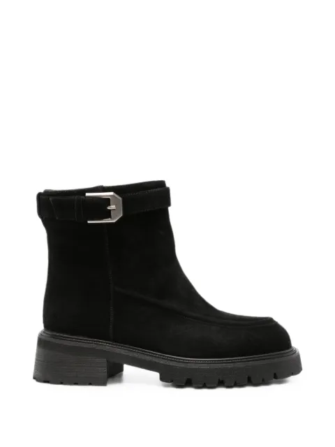 LINDA BAUMANN buckle-detail ankle boots Black 659325214