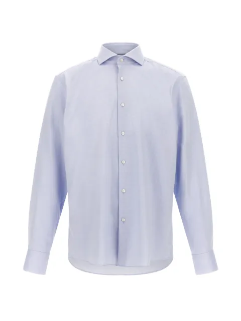 BOSS Oxford cotton shirt Blue 50567323