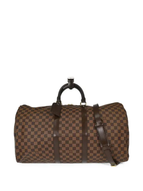 Louis Vuitton Pre-Owned 2009 Keepall Bandouliere 55 duffle bag Brown 188736