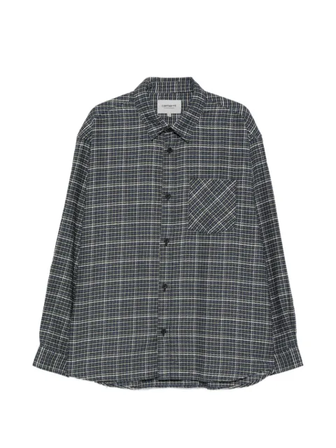 Carhartt WIP check-pattern cotton shirt Blue I037134