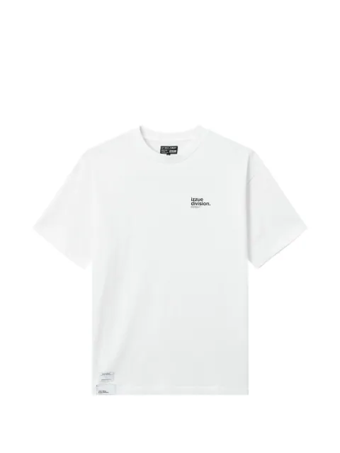izzue logo-print cotton T-shirt White IZXTEM01139X