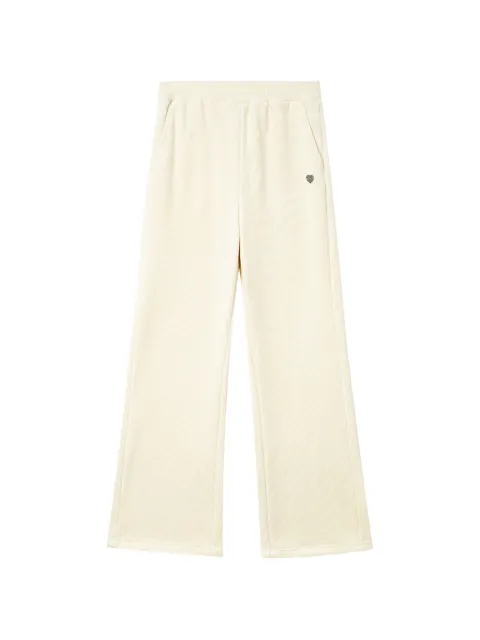 CHOCOOLATE corduroy-effect wide-leg trousers Neutrals B1XPTW02232X