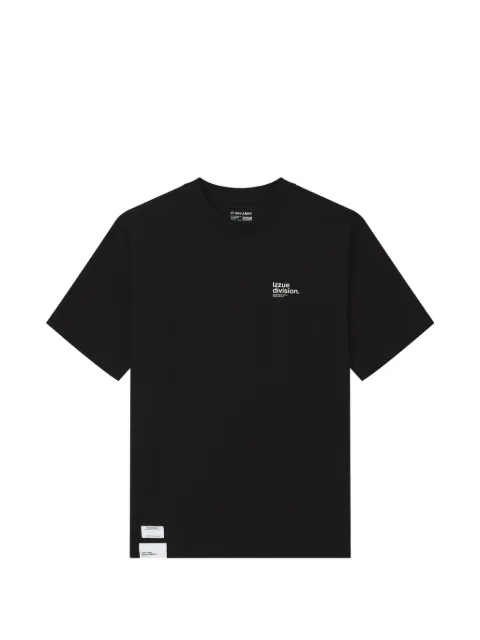 izzue logo-print cotton T-shirt Black IZXTEM01139X