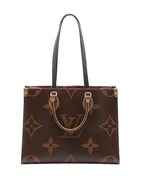 Louis Vuitton Pre-Owned 2021 Monogram Reverse Giant OnTheGo MM satchel Brown PKYVRPJMBF87MLQQ