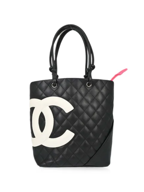 CHANEL Pre-Owned 2005 Cambon Ligne tote bag Black 197919