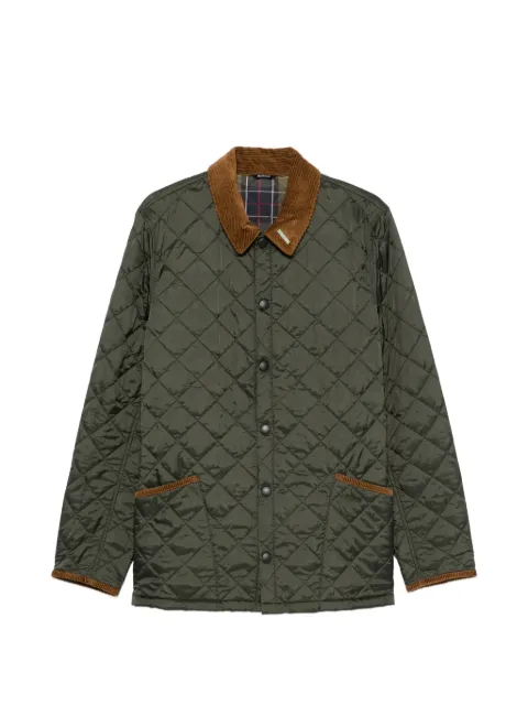 Barbour Liddesdale quilted-pattern jacket Green MQU1911OL71