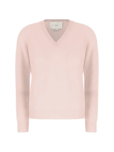 Vanisè V-neck cashmere sweater Pink V74600